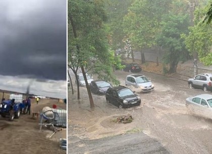 Обещанный циклон до Харькова не дошел, но «погулял» в соседних областях
