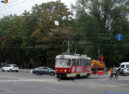 Салтовские трамваи на три дня изменят маршрут