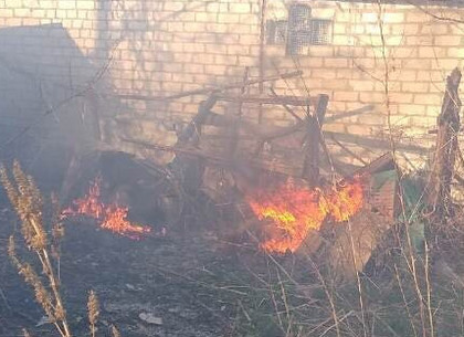 В результате поджогов под Харьковом сгорели 2 дома