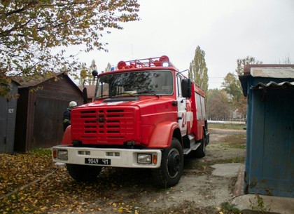Пожарные почти час спасали гаражи горожан от действий поджигателей сухостоя (ФОТО)