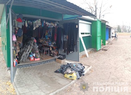 Рынок под Харьковом ограбил рецидивист с ломом (ФОТО)