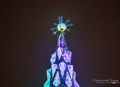 На центральной площади города закончили монтаж новогодней елки (ФОТО, ВИДЕО)