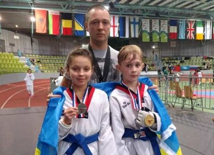 Юные тхэквондисты завоевали медали чемпионата Европы