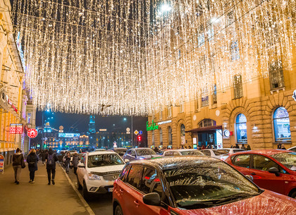 Звездное небо над улицами Сумской и Пушкинской в Харькове (ФОТО)