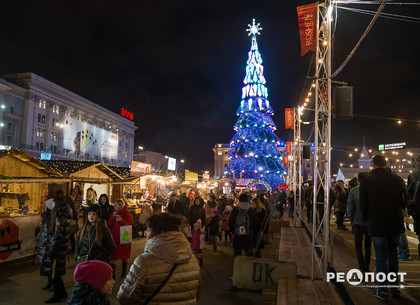 На новогодние праздники в Харькове усилили меры безопасности