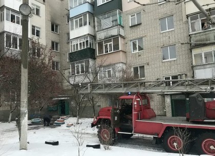 Выгорело до кирпичных стен: спасатели в противогазах прорывались тушить пожар в квартире (ФОТО)