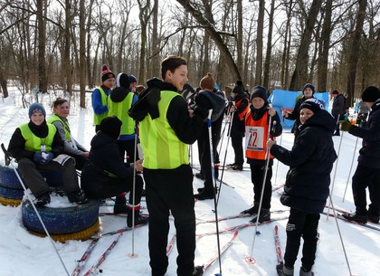 Харьковские школьники побежали «вдогонку за снегом» (ФОТО)