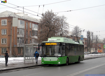Завтра салтовские троллейбусы изменят маршрут