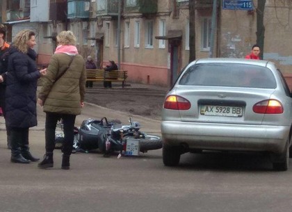 ДТП: под колеса авто попал мотоциклист (ФОТО)