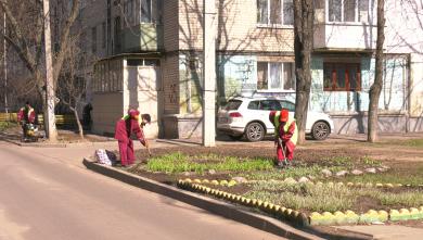 Благоустройство во время каратина: дворники Харькова работают в штатном режиме