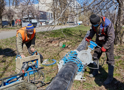 КП «Харьковводоканал» продолжает работы по замене сетей водоснабжения