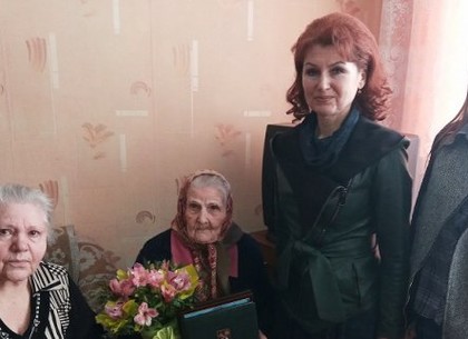 Жителька Харкова відзначила 100-річний ювілей