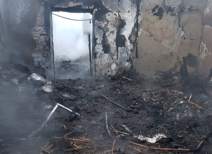 На пепелище дома найдено тело сгоревшего хозяина