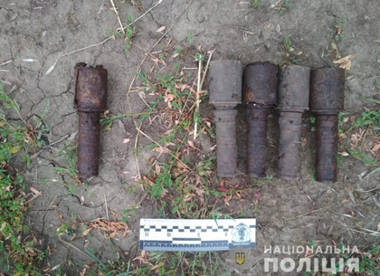 На Харьковщине, во дворе избитого соседями гражданина, нашли гранаты времен войны (ФОТО)