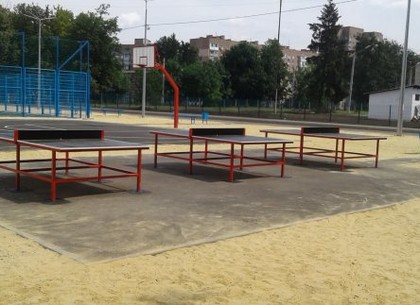 У Київському районі реконструюють шкільний стадіон (ВІДЕО)
