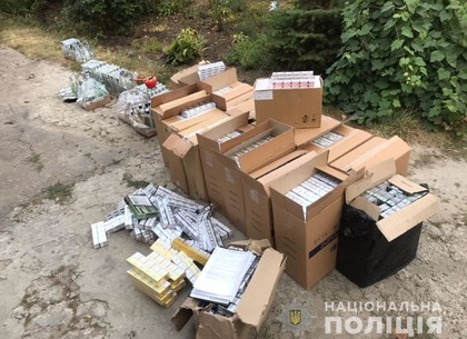 Частный склад контрафактных сигарет и алкоголя накрыли под Харьковом (ФОТО)