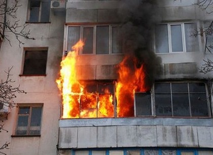 На Алексеевке - пожар на балконе 2 этажа в жилом доме (Телеграм)