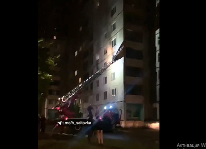 ВИДЕО: горит квартира на Шишковской (Telegram)