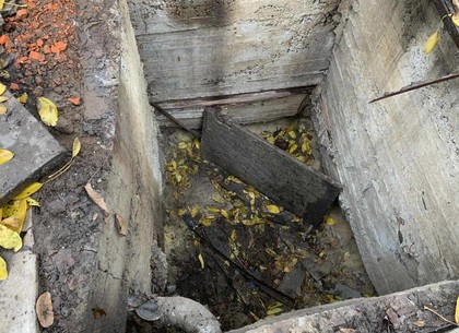 ФОТО: пожилую женщину спасли из бетонной ямы (ГСЧС)