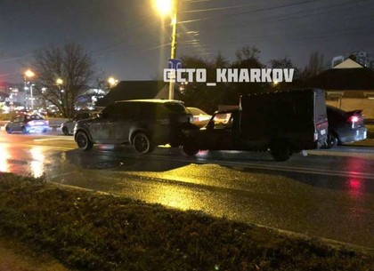 ФОТО: ДТП на Жилярди: автомобиль с отказавшими тормозами зацепил четыре машины (Патрульная полиция)