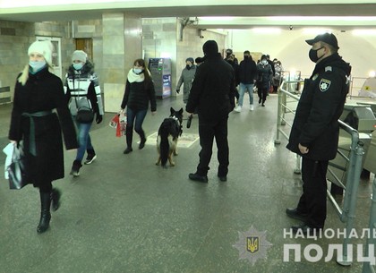 ВИДЕО: На станции метро Южный вокзал полицейский пес вынюхал героин у пассажира - ГУНП