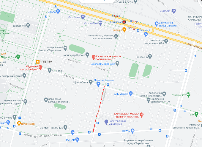 27 мая по улице Ощепкова временно запрещается движение транспорта
