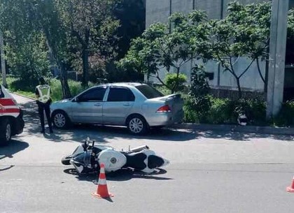 В Харькове сбили мотоциклиста (ФОТО)