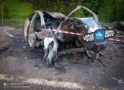 ДТП в Харькове: На Окружной взорвался автомобиль (ВИДЕО, ФОТО)