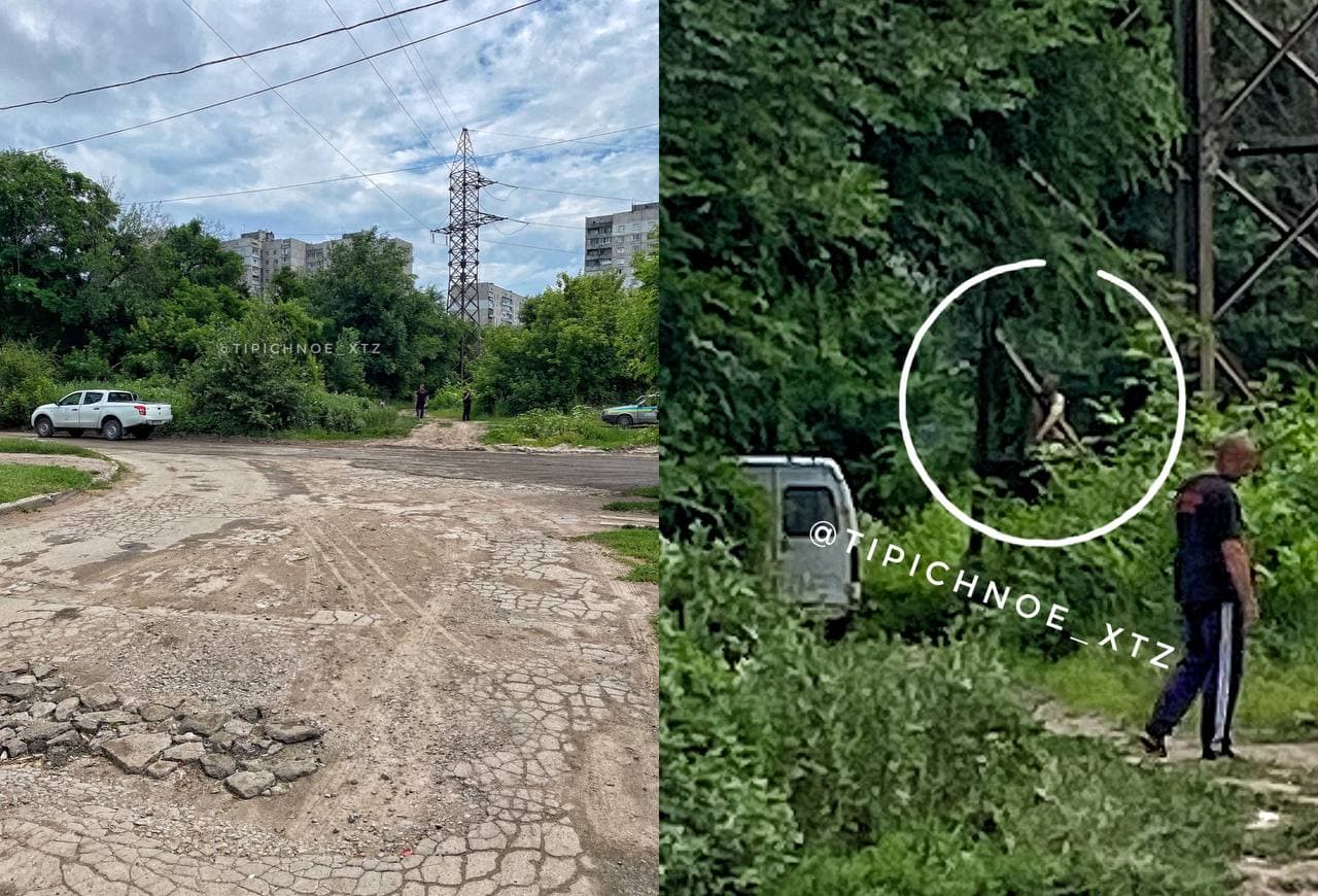 Труп на опоре электропередач обнаружили в Харькове