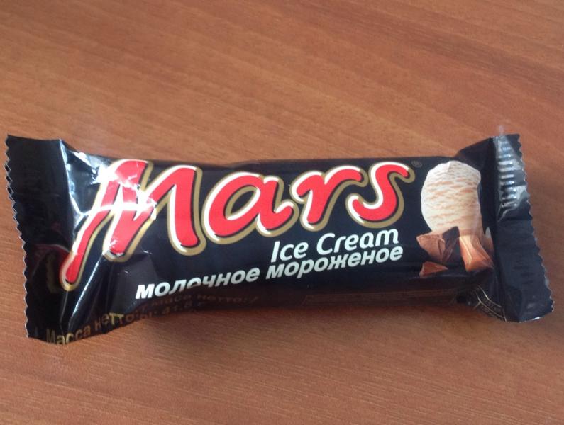 В мороженом Марс нашли этиленоксид