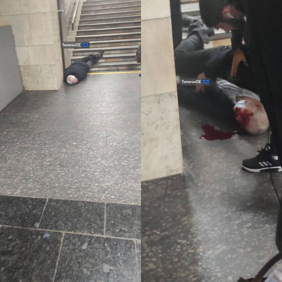 Мужчина упал на лестнице подземного перехода метро на проспекте Гагарина. Новости Харькова