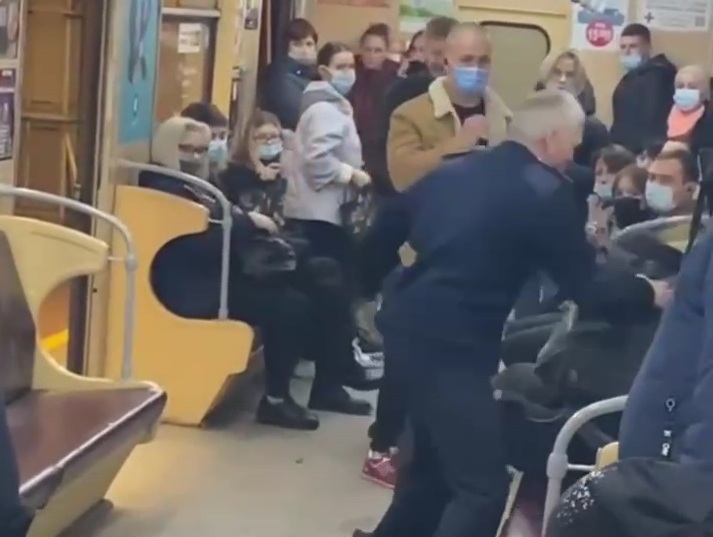 Драка в метро Харькова