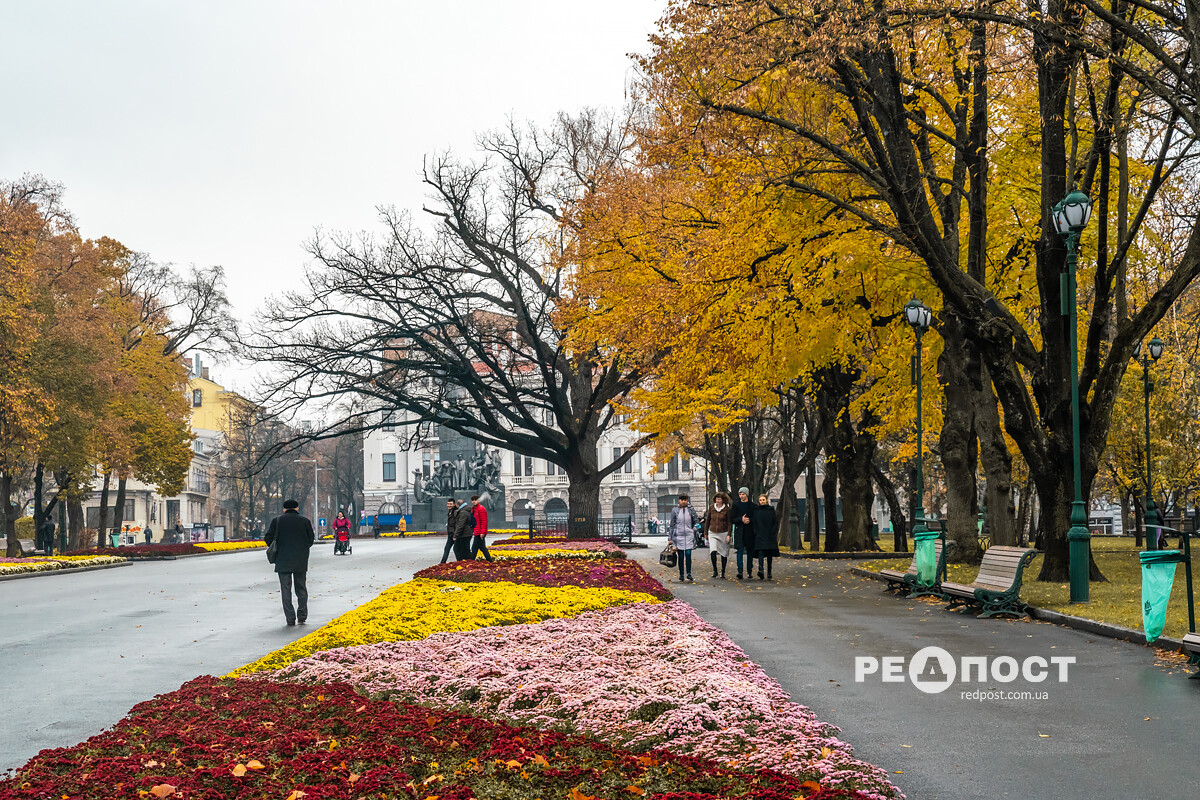 Осень в саду Шевченко, Харьков