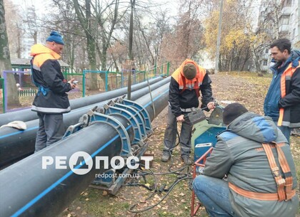Харьков обновляет внутриквартальные сети холодного водоснабжения (фото)