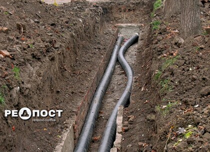 В Харькове впервые применили инновационный метод замены сетей тепломагистрали
