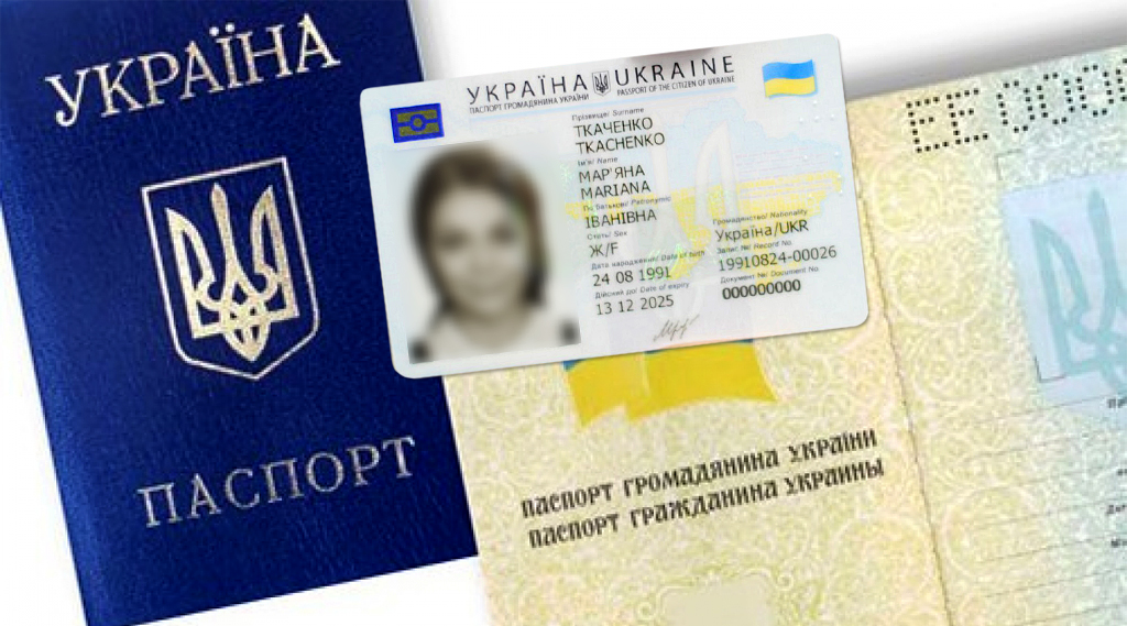 Украинский паспорт 