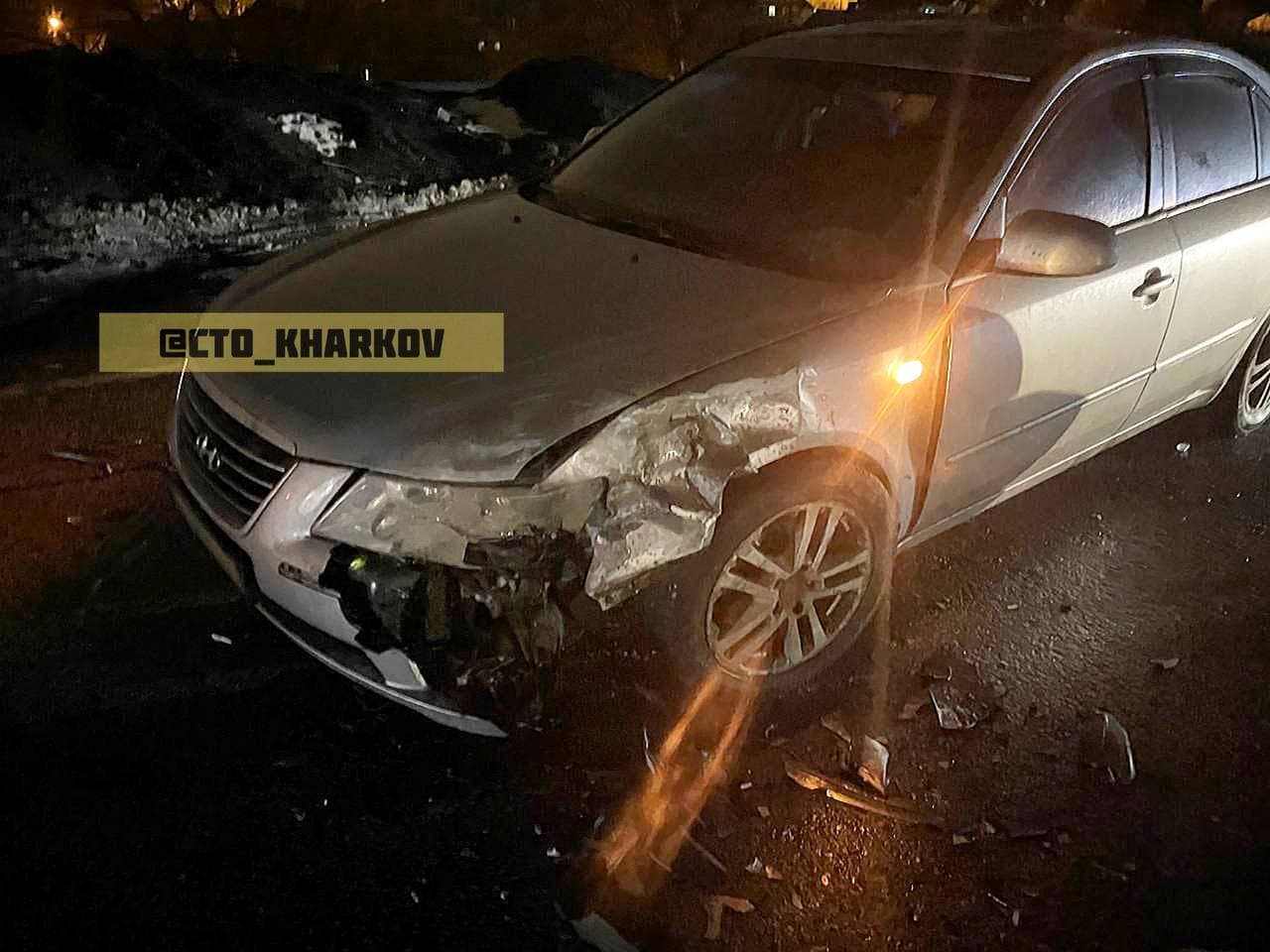 ДТП Харьков: Разбились три машины на Окружной, виновник аварии уехал