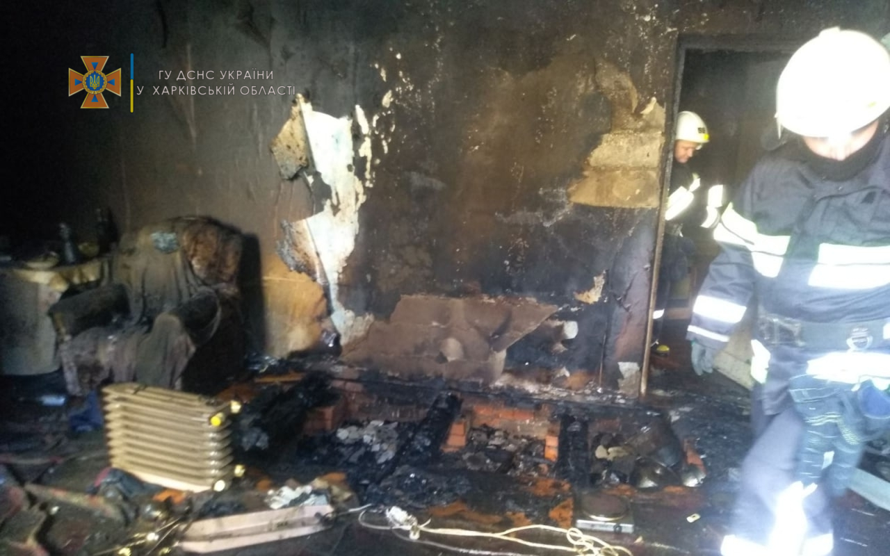 Мужчина сгорел во время курения в кровати на Харьковщине