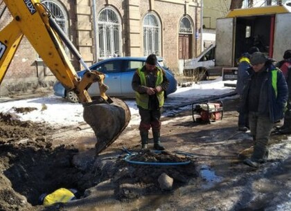 В Холодногорском районе Харькова восстановили холодное водоснабжение