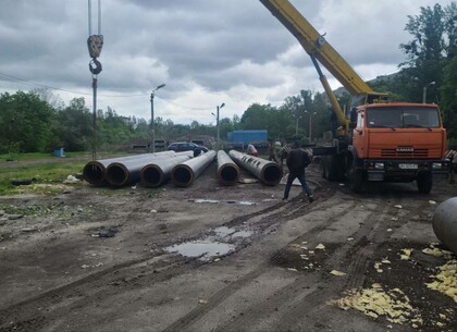 В Харькове прокладывают резервный трубопровод