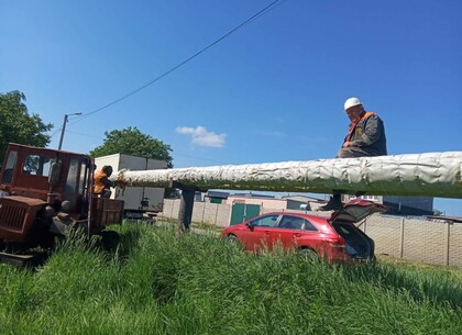 Харьковские тепловики ремонтируют внешние трубопроводы