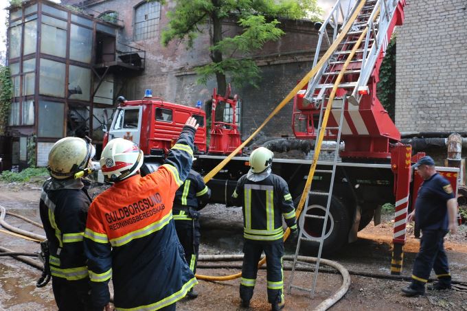 пожар на предприятии Электромашина в Харькове