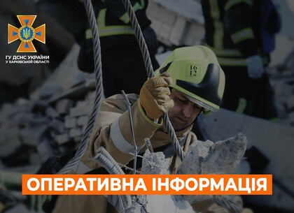 В селе Нефтяников под Харьковом тушили пожар после прилета