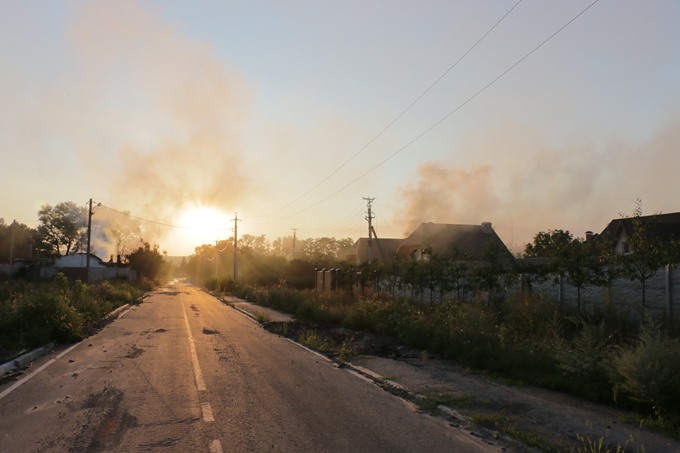 Новини Харкова: сім пожеж після артобстрілу виникло в селі Циркуни