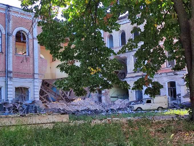 ракетний удар по будівлі сільгоспакадемії в Харкові