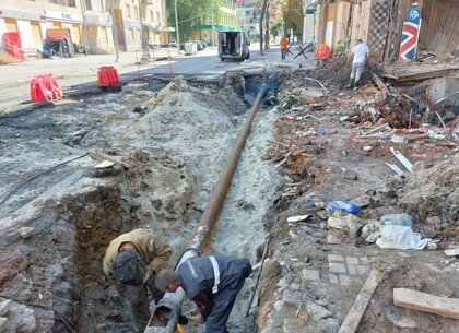 У центрі Харкова капітально відремонтували газопровод (фото)