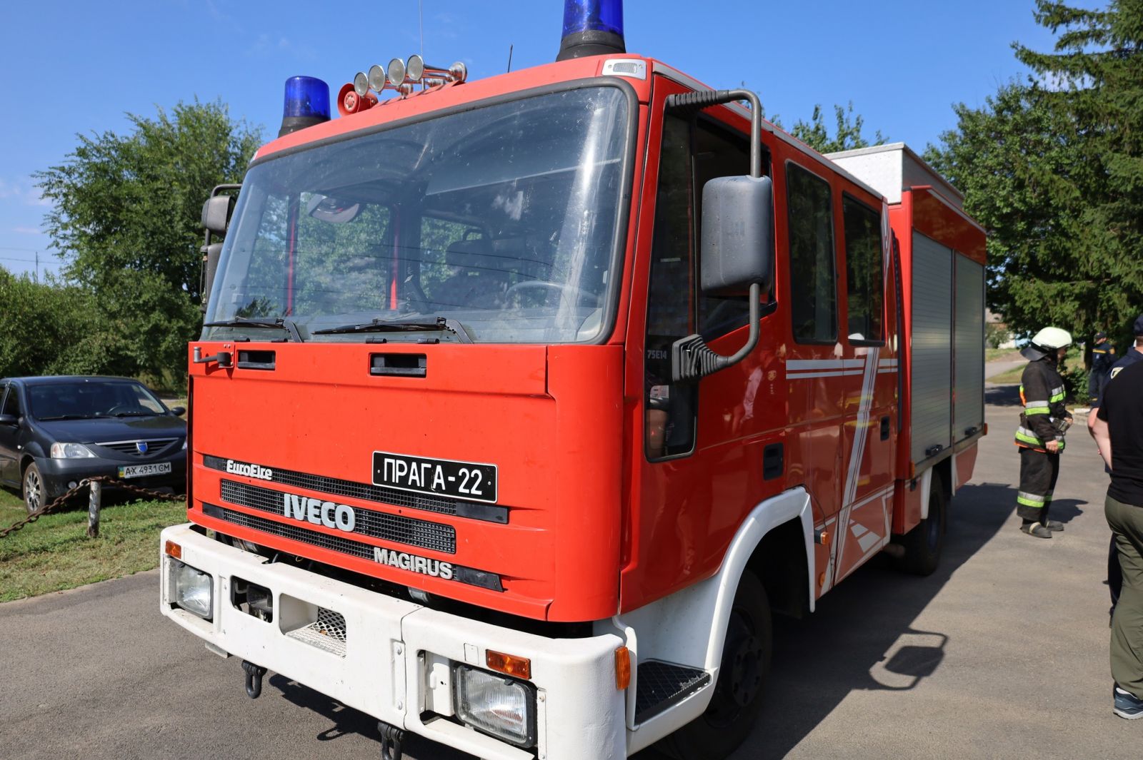 Харківські рятувальники отримали пожежну машину 