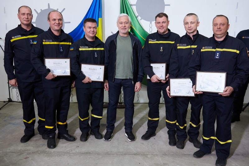 Нагородив кращих рятувальників з нагоди професійного свята Ігор Терехов