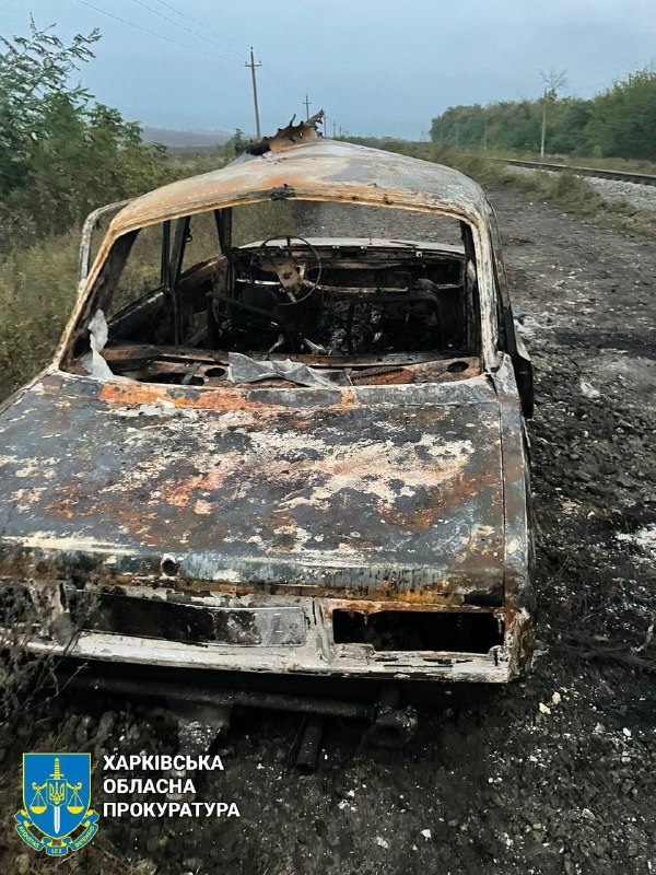 Розстріляли автівки з цивільниим на Харківщині окупанти