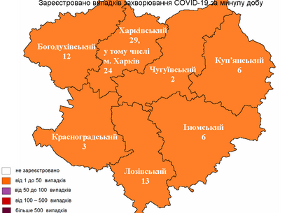 Скільки нових випадків COVID-19 виявили у Харкові на 23 жовтня